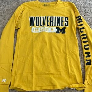 university of michigan long sleeve shirt